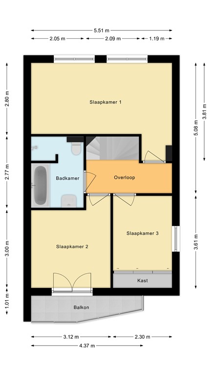 mediumsize floorplan